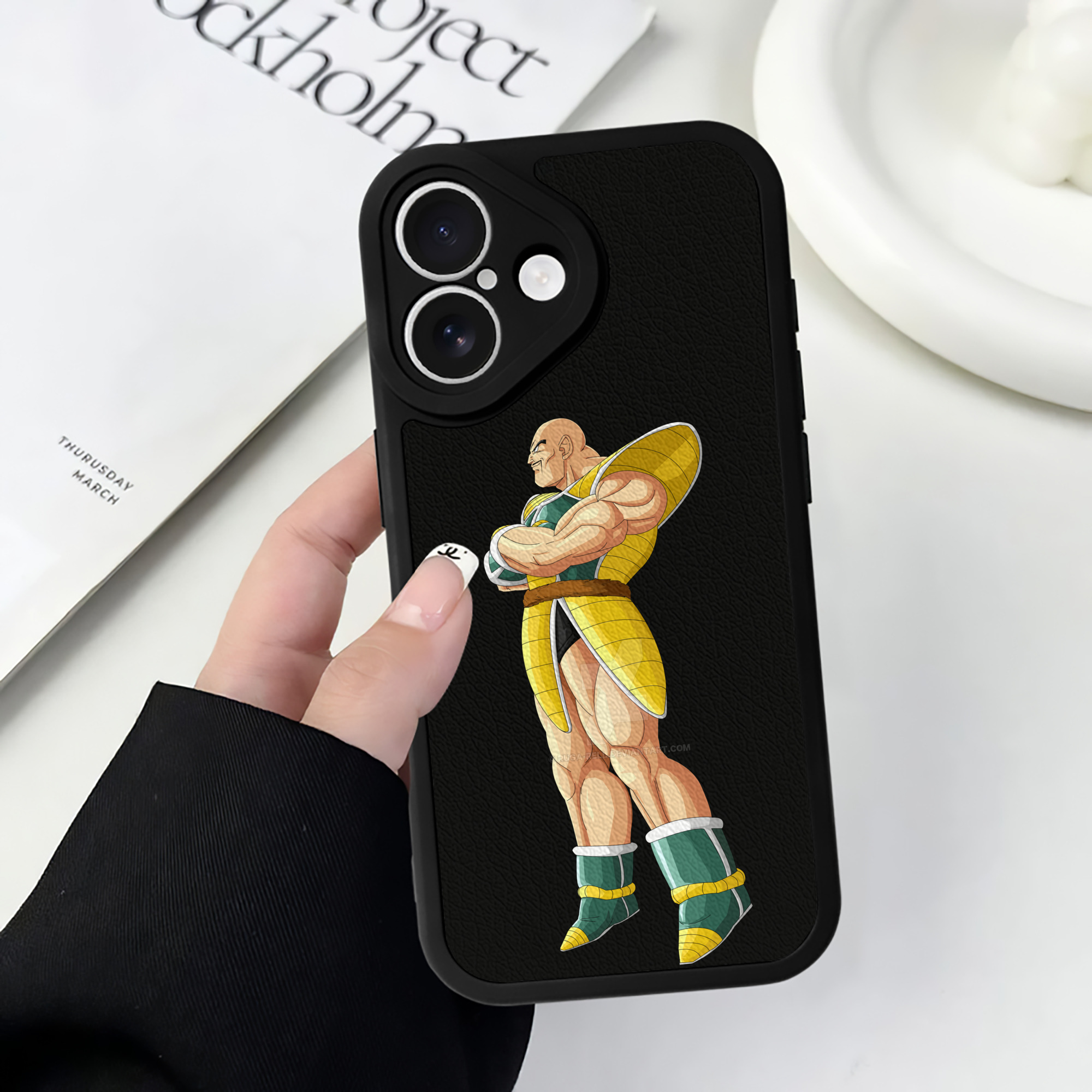 （画像用） ドラゴンボール DRAGON BALL 【iPhone 16シリーズ対応】シリコンスマホケース（レザー調） 材質：シリコン